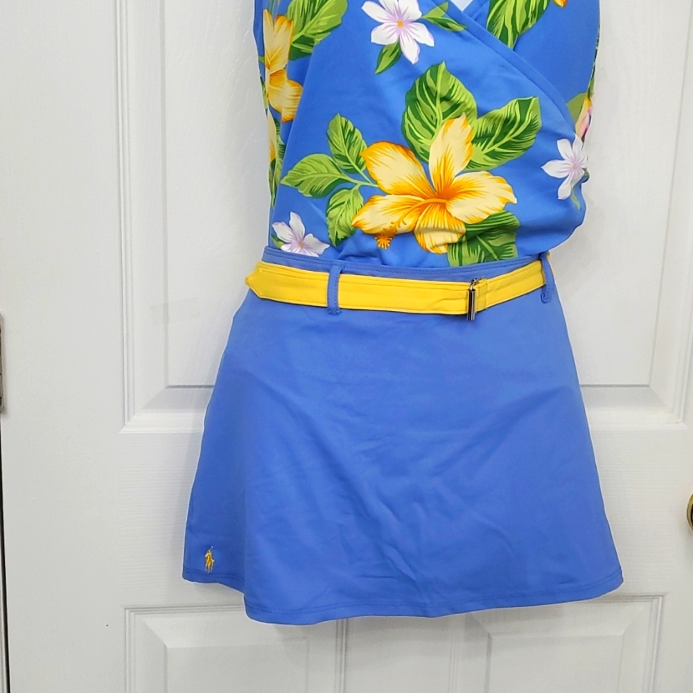 Ralph Lauren & Jantzen size 16 one piece swimsuit and matching cover-up - Picture 6 of 16